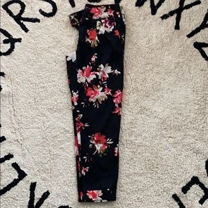 LOFT Floral Print Pants